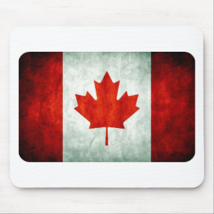 Distressed Canada Flag Muismat