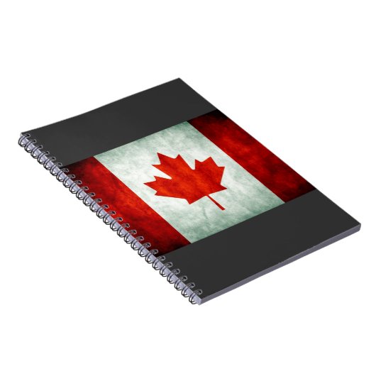 Distressed Canada Flag Notitieboek (Rechterzijde)
