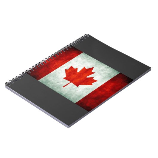 Distressed Canada Flag Notitieboek (Linkerzijde)