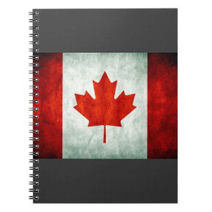 Distressed Canada Flag Notitieboek