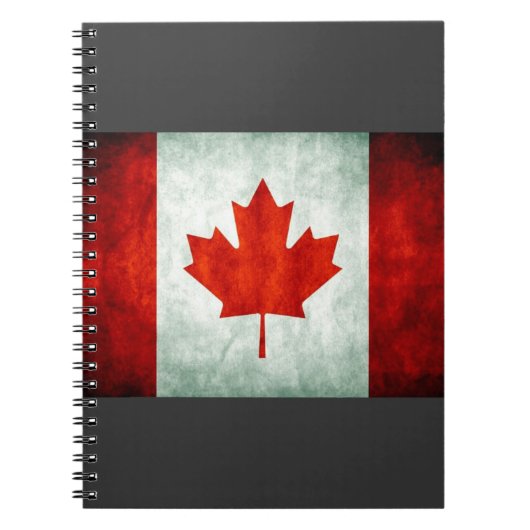 Distressed Canada Flag Notitieboek (Voorkant)