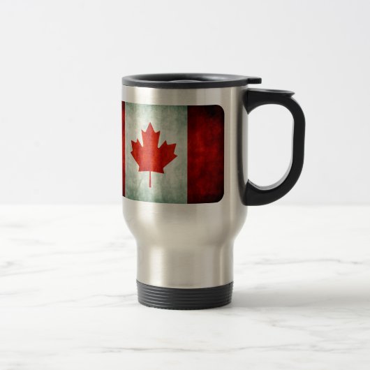 Distressed Canada Flag Reisbeker (Rechts)