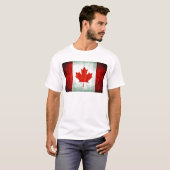 Distressed Canada Flag T-shirt (Voorkant volledig)