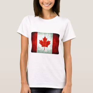 Distressed Canada Flag T-shirt
