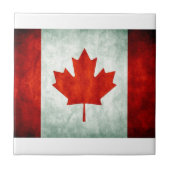 Distressed Canada Flag Tegeltje (Voorkant)