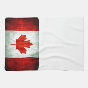 Distressed Canada Flag Theedoek