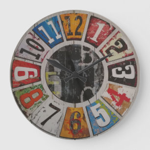 Distressed Clock Grote Klok