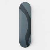 Distressed Cool Cadet Marmer Blauw Grijs Persoonlijk Skateboard (Voorkant)