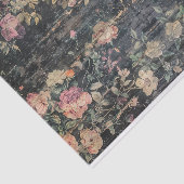  Distressed Dark Floral Decoupage Tissuepapier (Detail)