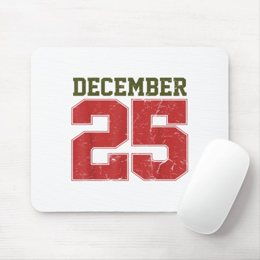 Distressed December 25  Muismat (Met muis)