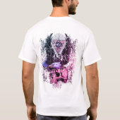 Distressed Eagle, Skull, & All Seeing Eye T-shirt (Achterkant)