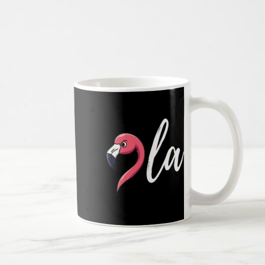 Distressed Flamingo Comma La Funny Kamala Harris P Koffiemok (Rechts)