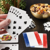 DISTRESSED FRANCE FLAG .png Pokerkaarten (Insitu)