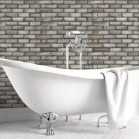 Distressed Grey Brick