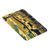 Distressed Grunge Nebraska Magneet (Rechterzijde)