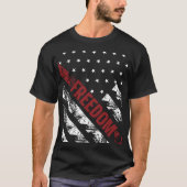Distressed Grunge USA Vrijheid T-shirt (Voorkant)