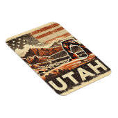 Distressed Grunge Utah Magneet (Rechterzijde)