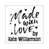 Distressed handgemaakte Business Stamp Rubberstempel (Afrduk)