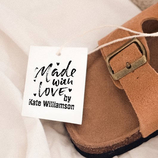 Distressed handgemaakte Business Stamp Rubberstempel