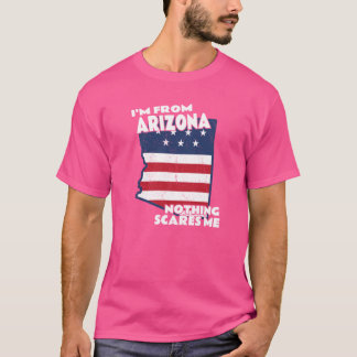 Distressed Im From Arizona Home State AZ Nothing S T-shirt