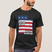 Distressed I'm From Utah Home State UT Nothing Sca T-shirt (Voorkant)