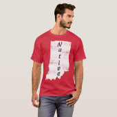 Distressed Indiana Native Design oversized T-shirt (Voorkant volledig)