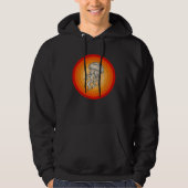 Distressed Jellyfish  Retro Style Hoodie (Voorkant)