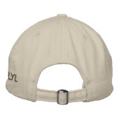 Distressed loyal Mob saint laurent sand Geborduurde Pet (Achterkant)