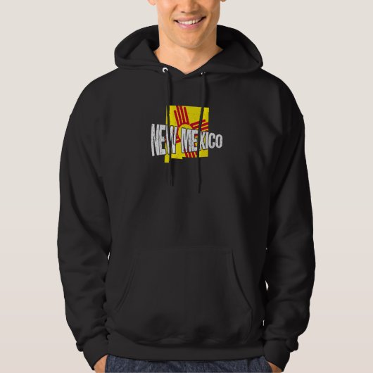 Distressed New Mexico Hoodie (Voorkant)