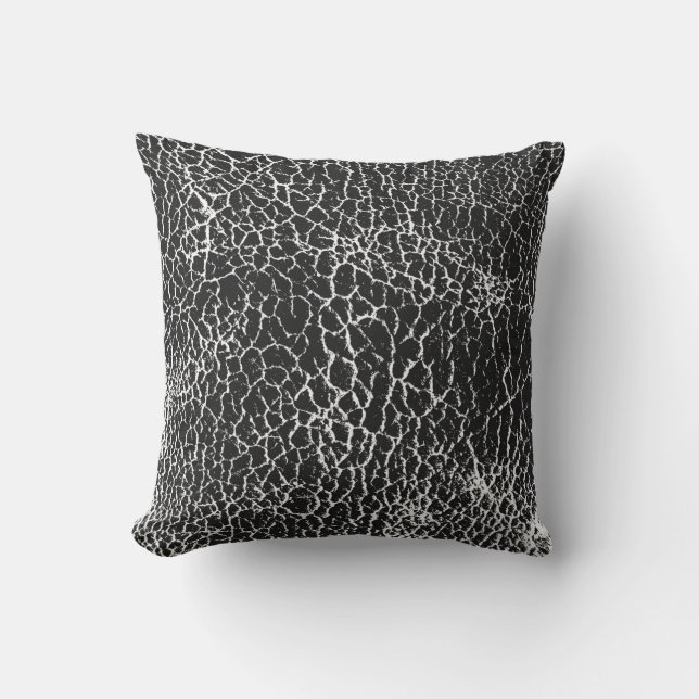Distressed overlay texture of crocodile or snake s kussen (Voorkant)