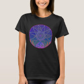 Distressed Peace Mandala Circle of Enlightenment T-shirt (Voorkant)