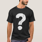 Distressed Question Mark T-shirt (Voorkant)