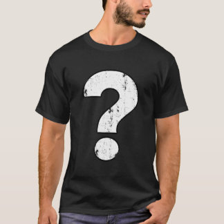 Distressed Question Mark T-shirt