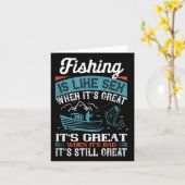 Distressed Quote Vist is als wanneer het geweldig  Kaart (Gele Bloem)