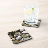 Distressed Rocks stenen veldsteen patroon Drankjes Onderzetter (Rechterzijde)