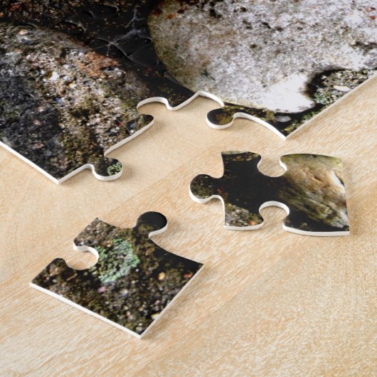 Distressed Rocks stenen veldsteen patroon Legpuzzel (Zijkant)