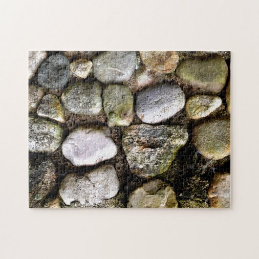 Distressed Rocks stenen veldsteen patroon Legpuzzel (Horizontaal)
