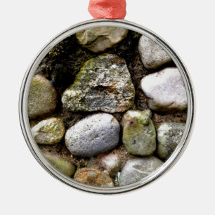 Distressed Rocks stenen veldsteen patroon Metalen Ornament
