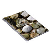 Distressed Rocks stenen veldsteen patroon Notitieboek (Rechterzijde)