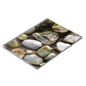 Distressed Rocks stenen veldsteen patroon Notitieboek (Linkerzijde)