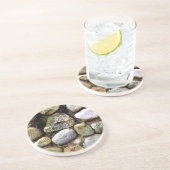 Distressed Rocks stenen veldsteen patroon Zandsteen Onderzetter (Zijkant)