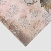 Distressed Roze Geïnspireerd Bloemen Decoupage Tissuepapier (Detail)