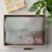 Distressed Shabby Chic Flowers on Edge Tissuepapier (Geschenk)