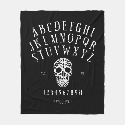 Distressed Spirit Board met Sugar Skull deken (Voorkant)