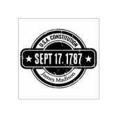 Distressed U.S. History Dates Constitution Day Rubberstempel (Afrduk)