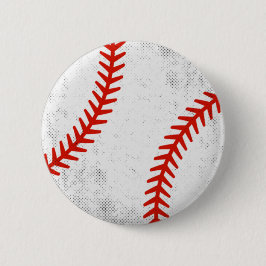 Distressed Vintage Baseball Retro Athletic Style Ronde Button 5,7 Cm