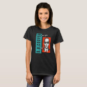 Distressed Wanted D B Cooper Sketch Cryptid Urban  T-shirt (Voorkant volledig)
