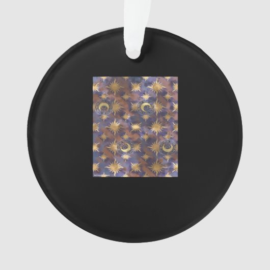 Distressed Whimsigoth Wallpaper Ornament (voorkant)
