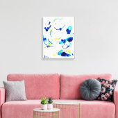 Distributie 1, serie Distractie Canvas Afdruk (Insitu (Woonkamer))