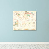 Distributie planten canvas afdruk (Insitu (Houten vloer))